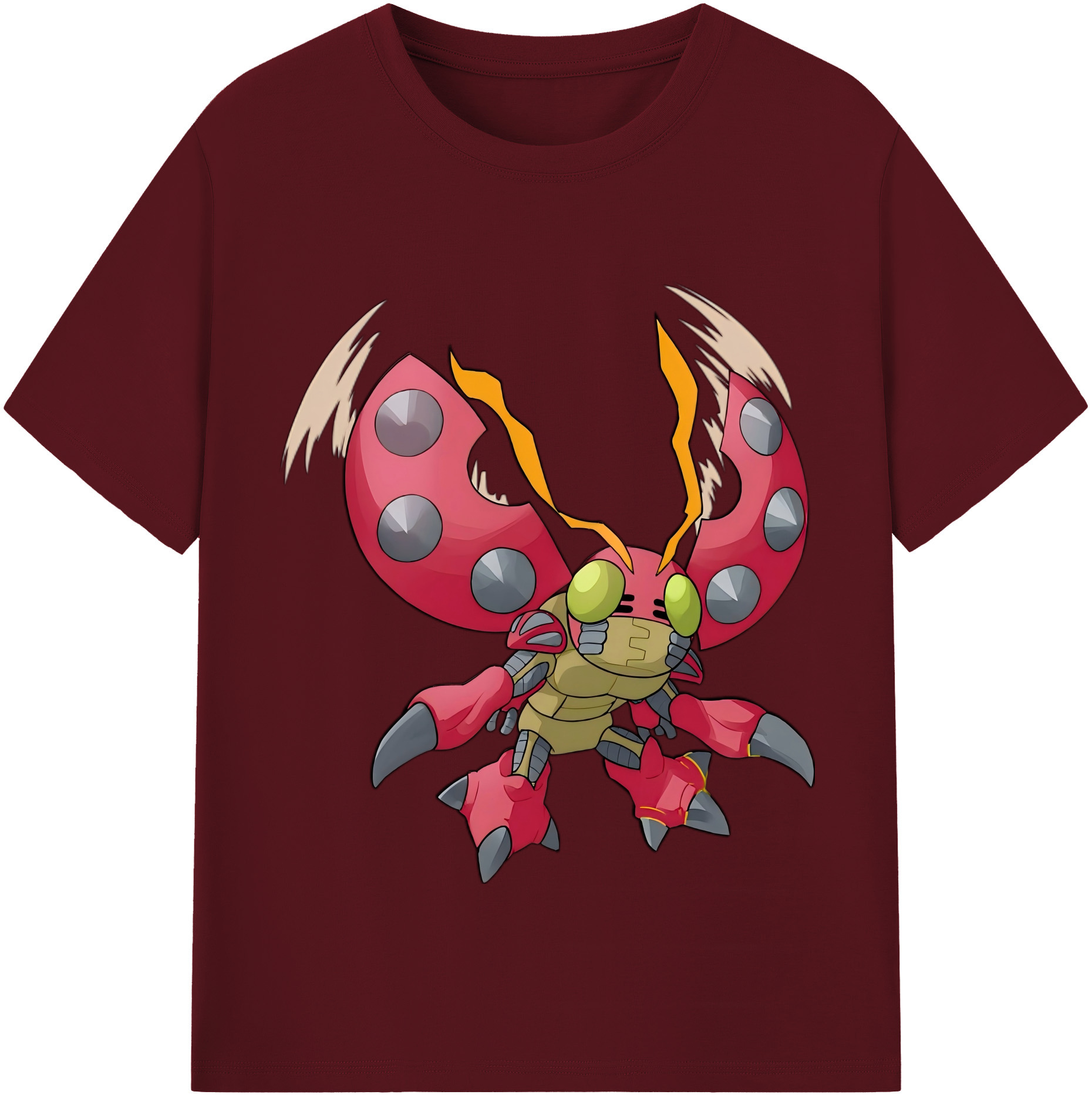 （画像用） Digimon デジタルモンスター/デジモン 綿100％半袖Tシャツ（フロントプリント）